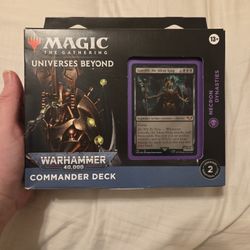 2022 Magic The Gathering Universes Beyond Warhammer 40k Necron Dynasties Commander Deck