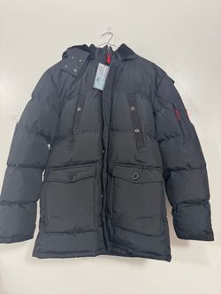 SPIRE Men’s Winter Puffer Jacket Black Size M
