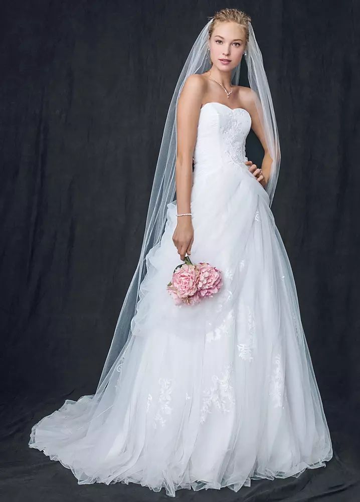 Elegant White Wedding Dress