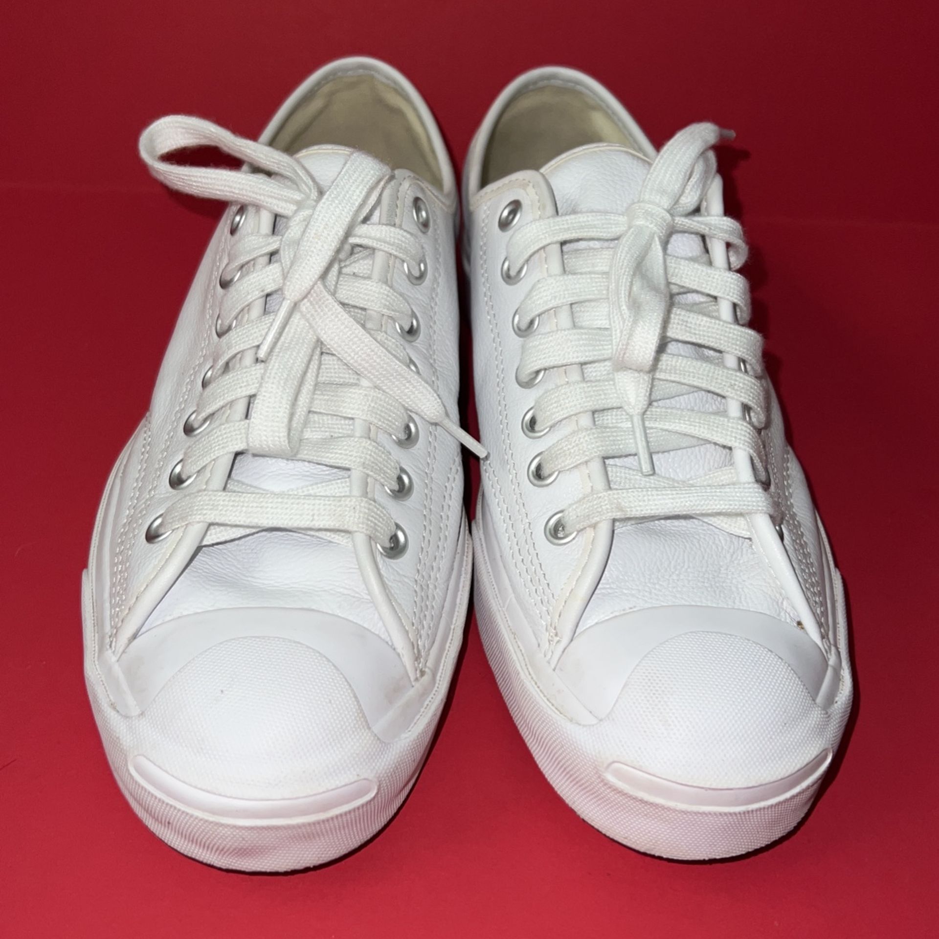 Converse Jack Purcell Mens Size 9 White Leather