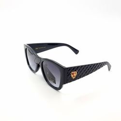 Giselle Ladies Sunglasses Black Frames With Purple Smoke Lenses New With Tags