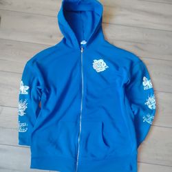 Blue Zip Up Jacket 