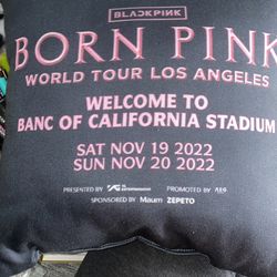 Born Pink Black Pink World Tour Pillow 