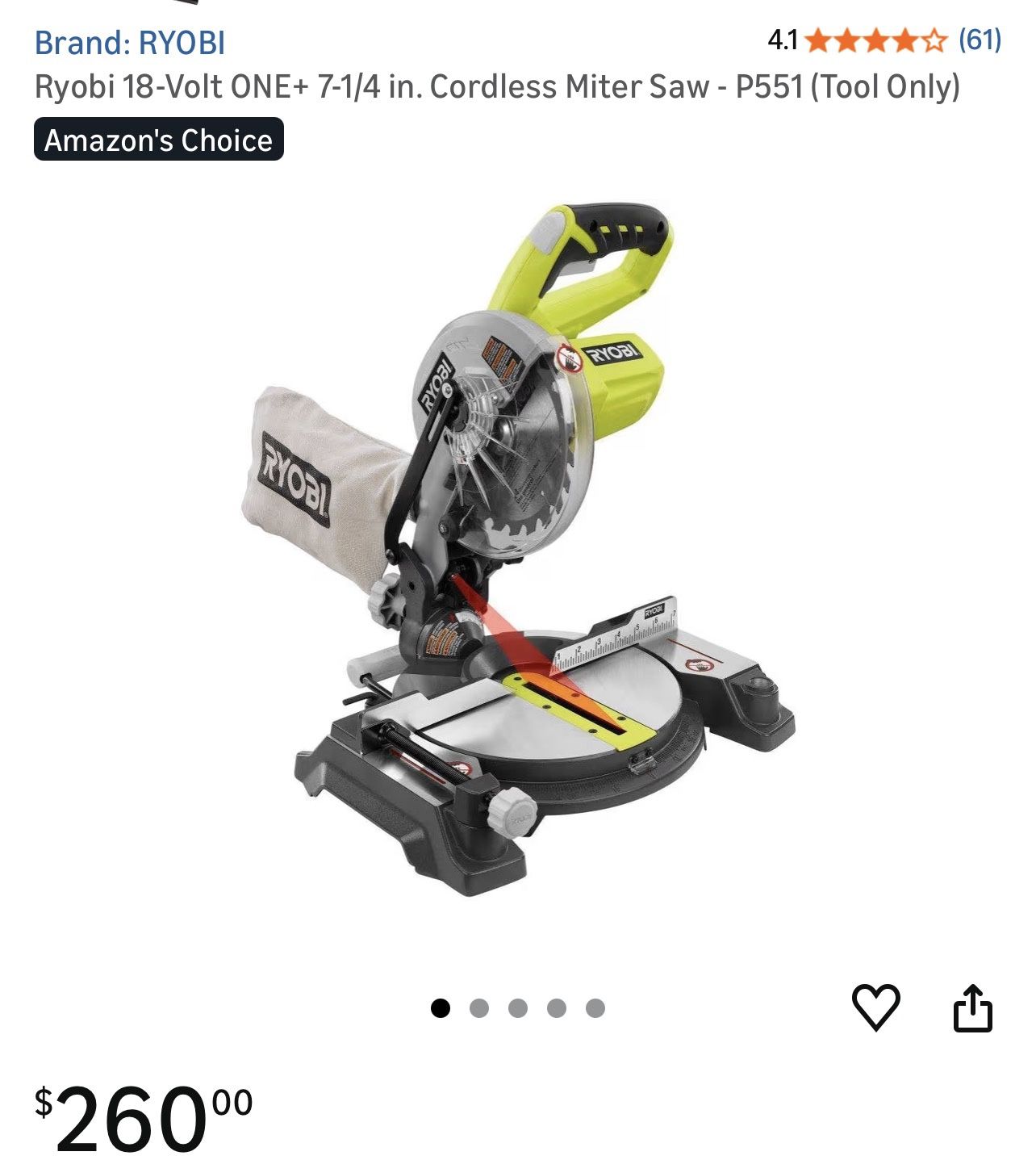 Ryobi Miter Saw