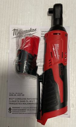 Milwaukee M12 3/8" Ratchet , 2.0 Battery $100