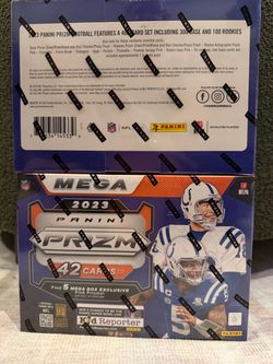 2023 Panini Prizm NFL Football Mega Box Target Factory Sealed