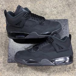 Men’s Size 8 Nike Air Jordan 4 Retro 2025 Black Cat 
