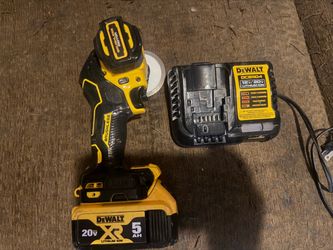 DeWalt 20V Brushless Angle Grinder with Battery and Charger