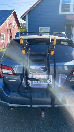 Bike rack fits most cars