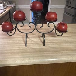Wrought Iron Candle Holder 