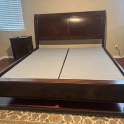 Beautiful Solid Wood King Bed Frame