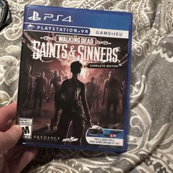 The Walking Dead- Saints And Sinners PS4