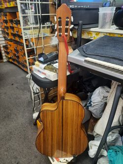 NYLON STRINGS Acoustic Electric Guitar (Lucero)