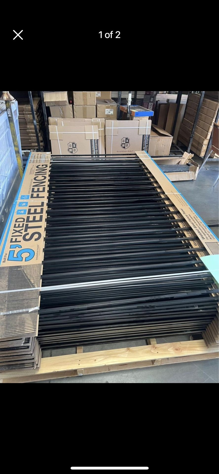 5x8 Steel Fence $65 for Sale in Victorville, CA - OfferUp