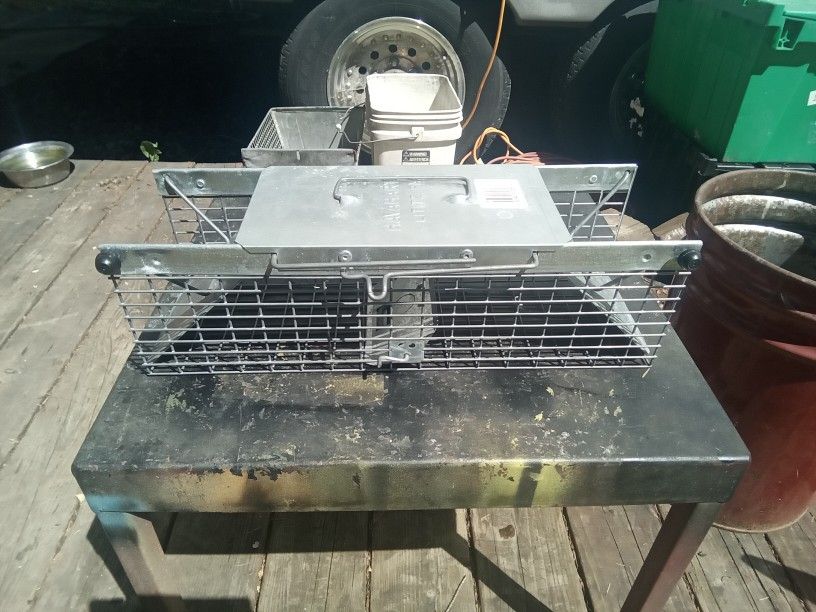 Small Heavy Duty Steel Have A Heart Live Animal Trap, Works Great. $15.00.