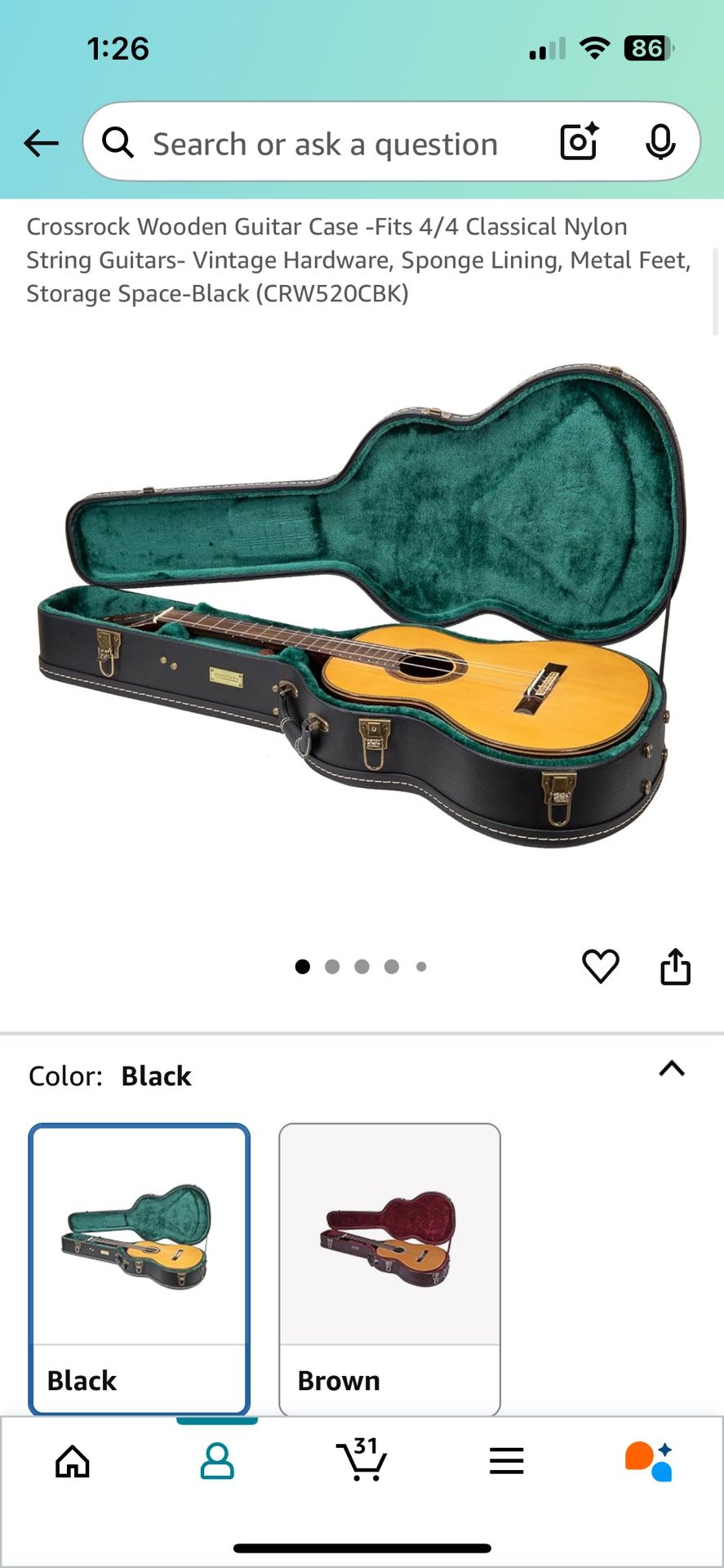 Guitar Case- Classic 4x4