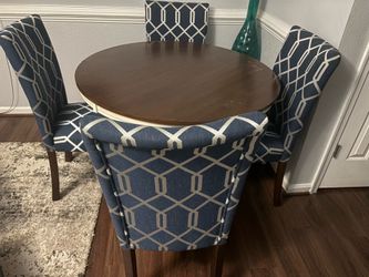 Dinner table and pantry cabinet $230