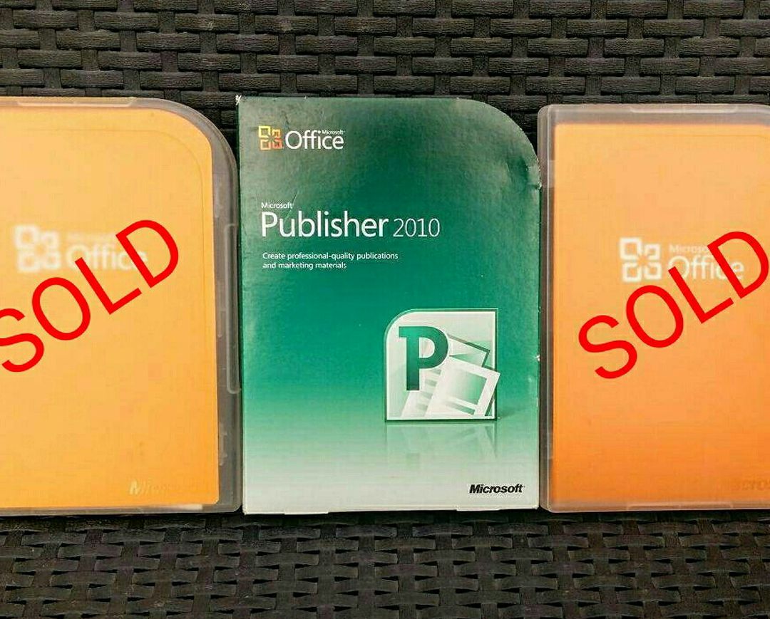 Genuine Microsoft Publisher 2010 & Office "Home and Student" Edition