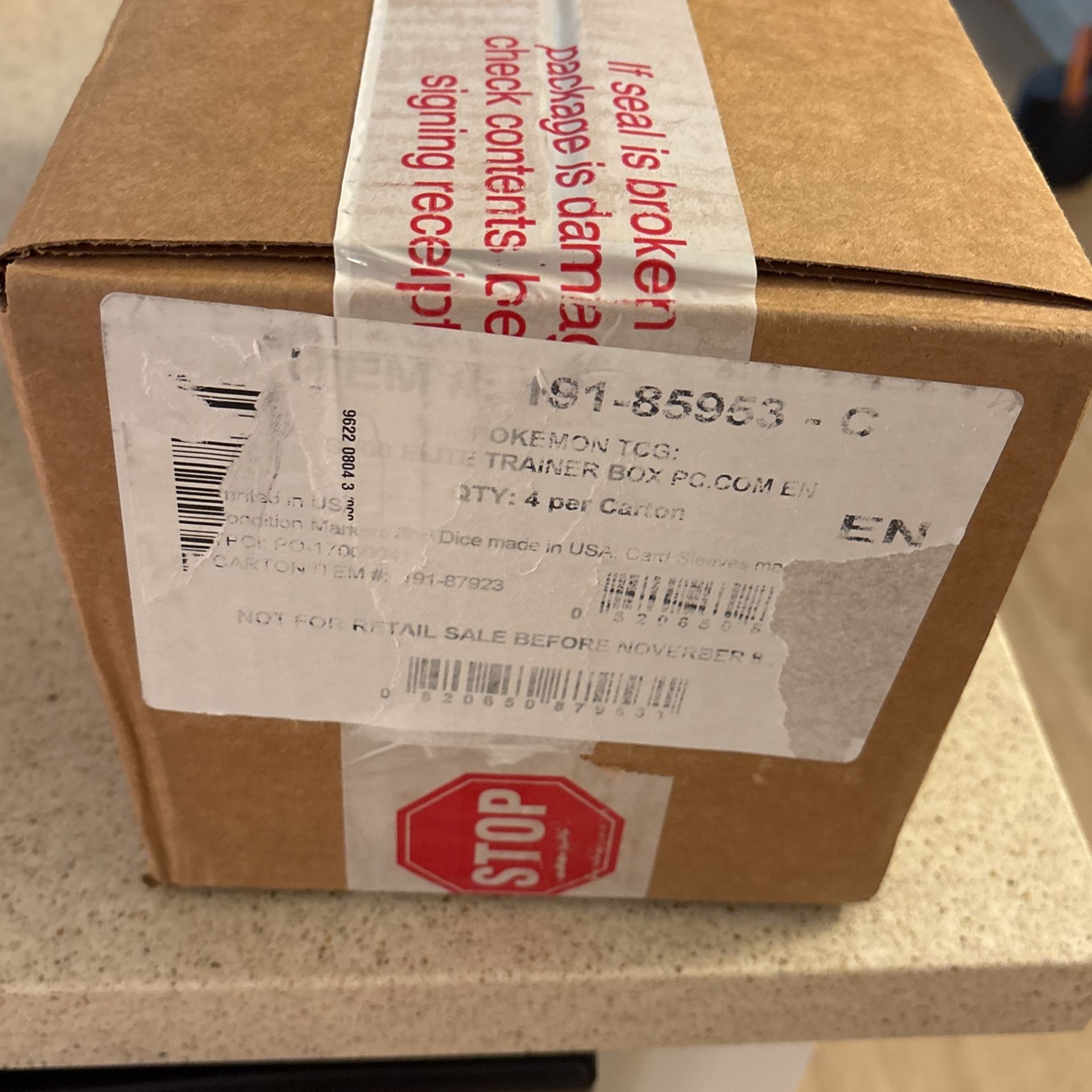 Pokemon Center Surging Sparks ETB Case (4)