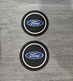 Brand New 2PCS FORD Rubber Car Cup Holder Pad Water Cup Slot Non-Slip Mat Universal