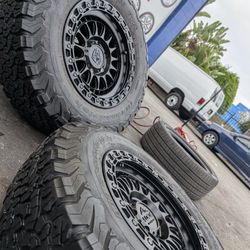 🤩‼️ Oferta De Rines Nuevos Con Llantas Todo Terreno 265:70R17 Para Tacoma Y Chevy ‼️ Free Instalación