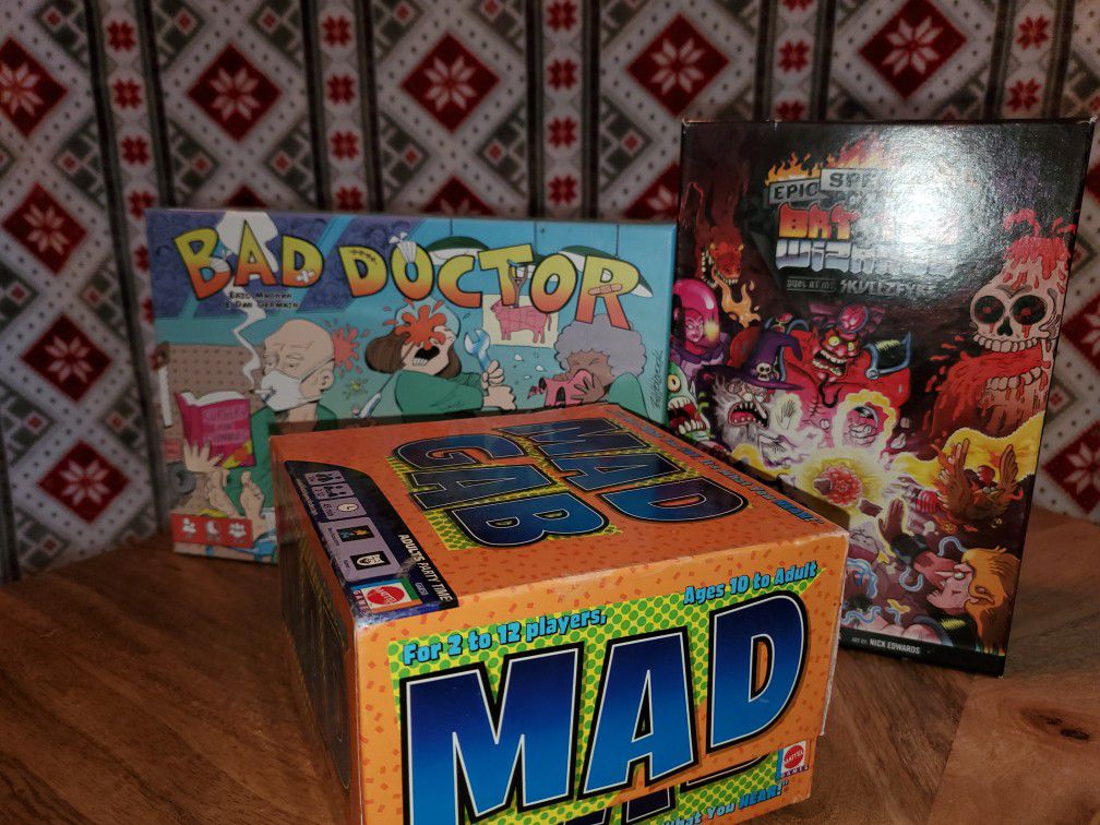3 Board Game Bundle, Humorous
