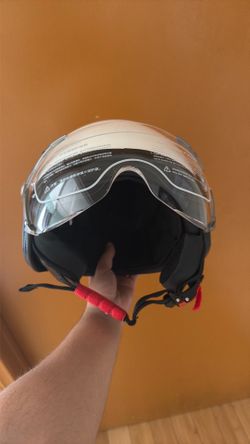 dot half helmet