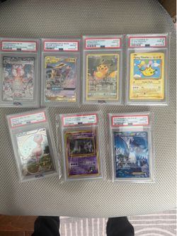 Pokemon psa10 slabs
