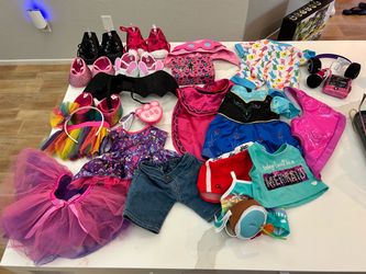 Build-A-Bear Clothing and Accessories Lot