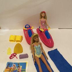 Barbie Dolls Beach/surf Lot