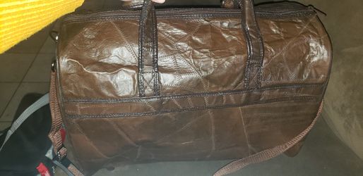 With design in mind leather bag