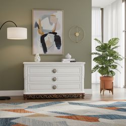 Elegant white 3-drawer dresser FREE DELIVERY 