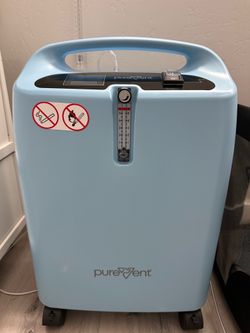 Pure vent oxygen machine and tent