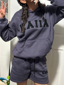 Conjunto oversized MAIA hoodie- Short