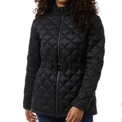 NWT 32 degrees Women's black Quilted Jacket 