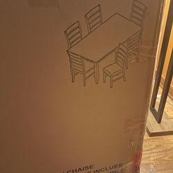 6 Piece Dinner Table