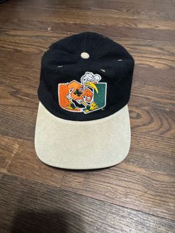 Miami Hurricanes Stitched Vintage Snapback Wool Hat