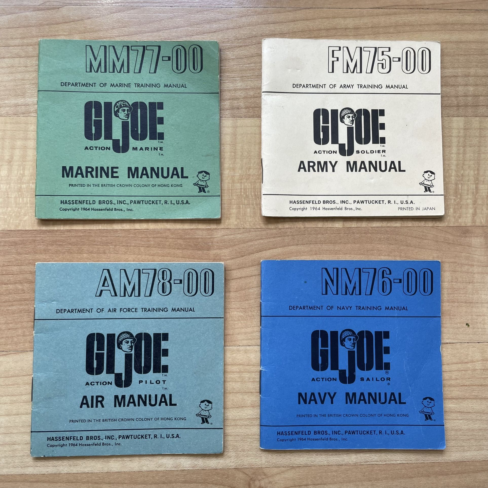 Vintage 1964 GI Joe Real American Hero Training Manual Booklets