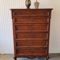STUNNING VINTAGE TALL DRESSER 
