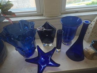 Cobalt Blue Art Glass Pieces – Mix & Match or Bundle!