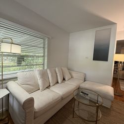 Harlanda Sofa and Storage Ottoman