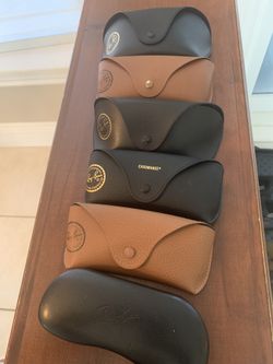 Bundle Of 6 AUTHENTIC Rayban Sunglass Cases(NO SUNGLASSES)