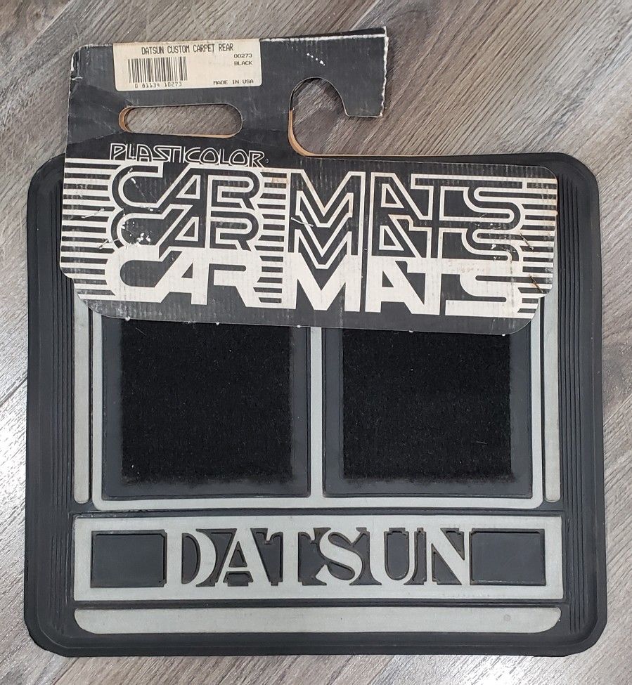 NOS Datsun rear car mats