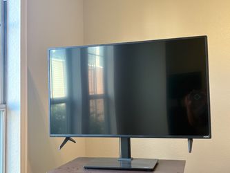 VIZIO 43” Smart TV + Remote & Tempered Glass Stand