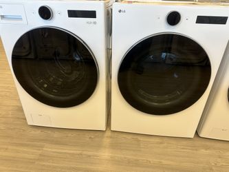 LG Front Loader Washer And Dryer New 1 Yr Warranty 