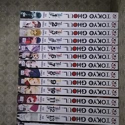 Manga Books Set Tokyo Ghouls 1-14