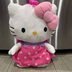 18” Hello Kitty Plush Backpack