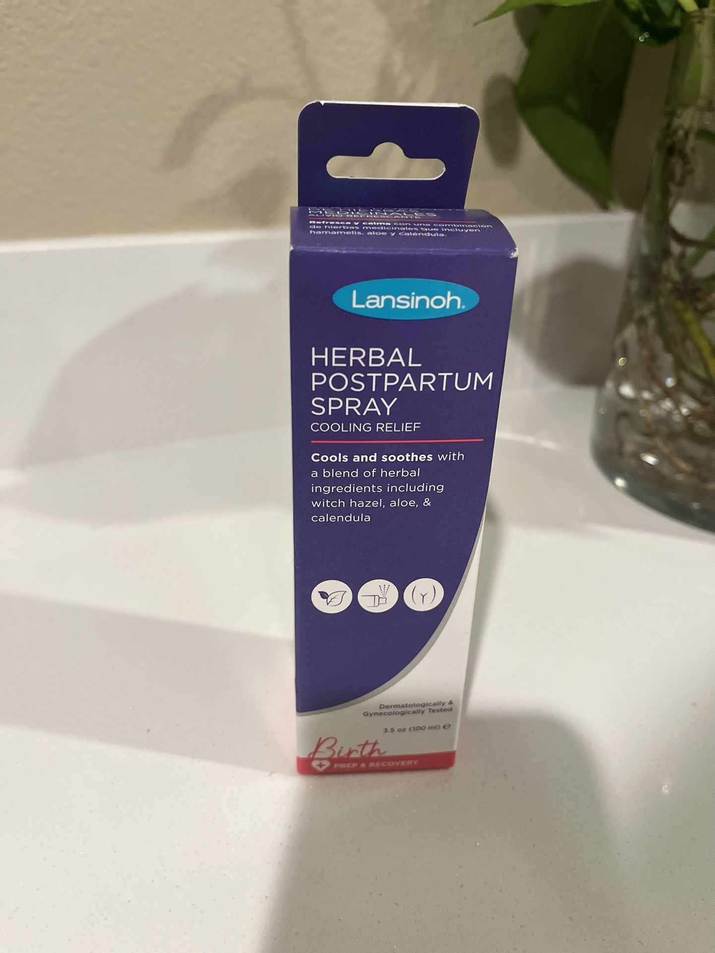 Lansinoh 4% Lidocaine Perineal Spray, Pain Relief for Postpartum Care, 3.5 Ounces Amazon's Choice