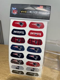 NFL Patriots Eye Black stickers
