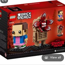 Eleven and Demogorgon Legos Sealed Box of